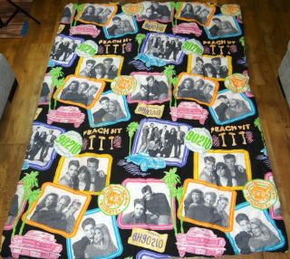 Beverly Hills 90210 Vintage Retro 1990s Twin Size Comforter Blanket Euc Vhtf