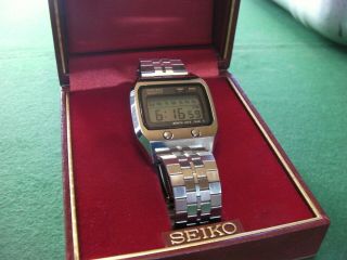 Seiko 0674 - 5000 Lcd Watch James Bond 007 The Spy Who Loved Me Roger Moore 5009