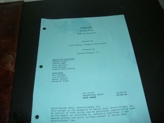 Supernatural - Tv Series - " Gods & Monsters " - - Blue Script Revision Pages