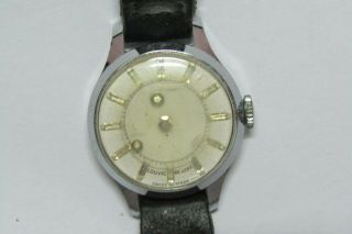 Vintage Ladies Louvic De Luxe Mystery Dial Watch For Parts/repair 85