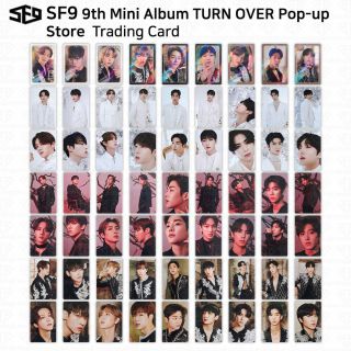 Sf9 9th Mini Album Turn Over Pop Up Store Md Trading Card Photocard Kpop K - Pop
