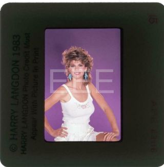 1983 Markie Post Night Court Tv Actress Harry Langdon Transparency W/rights 297s