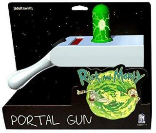 Rick And Morty Rick & Morty Exclusive Chrome Portal Gun Collectible Toys