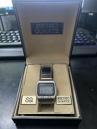 Seiko 0674 - 5009 Lcd Quartz Watch James Bond 007 The Spy Who Loved Me Roger Moore