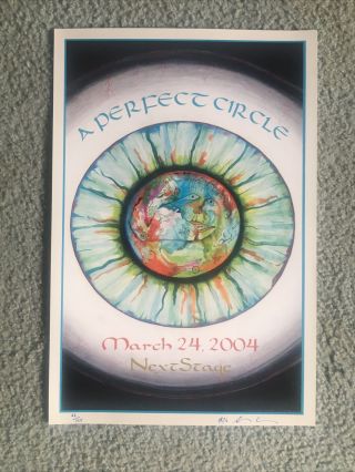 A Perfect Circle Concert Poster 2004 S/ ’d
