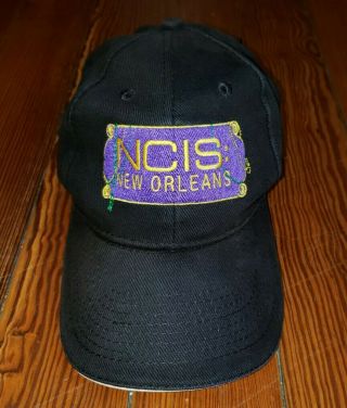 Rare Ncis Orleans Season 3 Tv Promo Cast & Crew Hat - Scott Bakula Series