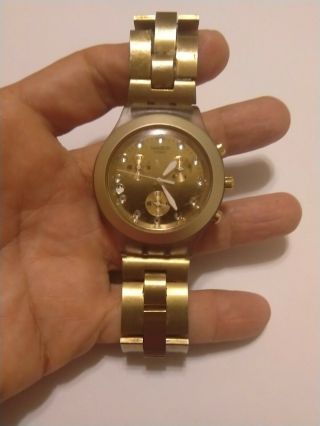 Swatch Irony Diaphane  Full - Blooded Gold 