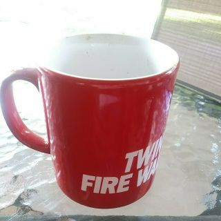 Twin Peaks “Fire Walk With Me” Coffee Mug Rare 1992 Red David Lynch 2