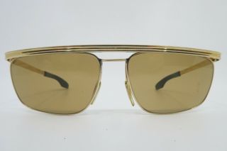 Vintage 50s Sunglasses Gold Filled 1 - 20 10k Metzler Glass Zeiss Umbral Lens Exc