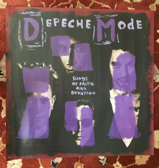 Depeche Mode Songs Of Faith And Devotion Rare Promotional Poster
