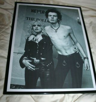 Sid Vicious Nancy Spungen The Sex Pistols Framed Large Punk Rock