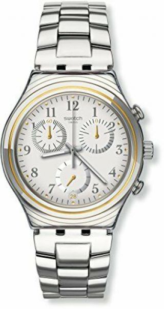 Swatch Irony Silvernow Silver Dial Stainless Steel Unisex Watch Ycs586g