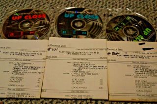 Rem R.  E.  M.  Up Close (1995) 3cd Promo Only Radio Show Cd Michael Stipe Peter Buck