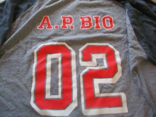 A.  P.  Bio Season 2 Cast & Crew Xl Bb Shirt Glenn Hawerton Patton Aswalt Toledo
