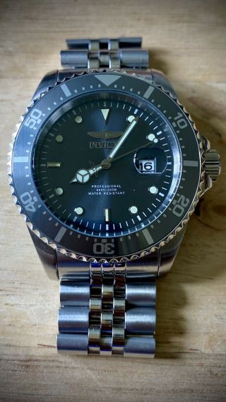 Mens Invicta 25715 Pro Diver Steel Bracelet Watch