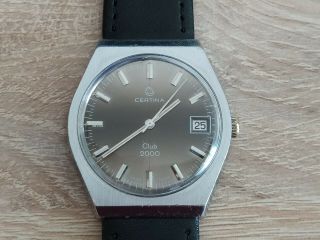 Certina Club 2000 Date Swiss Watch Cal.  25 - 661m Serviced