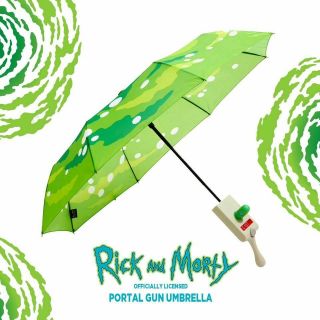 Rick And Morty Portal Gun Umbrella -