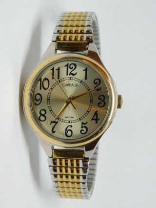 Carriage By Timex Two Tone Stainless Steel Ladies Watch