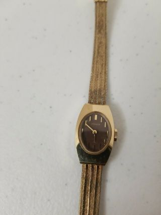 Vintage Seiko 11 - 7039 Ladies 17 Jewel Gold Tone Hand - Winding Mechanical Watch