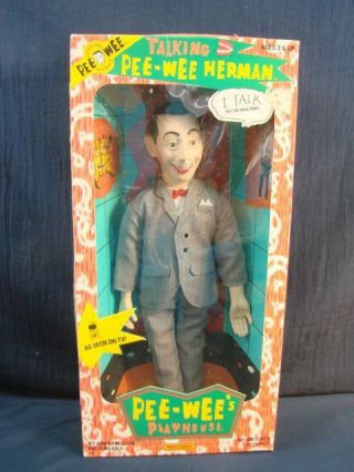 Vintage 1987 Matchbox Talking Pee - Wee Herman Doll 3400 Pee - Wee 