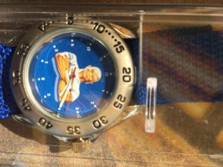 Meister Propper Sport Armband Uhr Blau Ovp Sammler Neue Batterie Ring