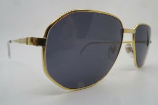 Vintage Gold Filled Sunglasses Henry Jullien Mod Travel Size 56 - 19 D.  Or/l France