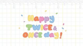 TWICE HAPPY TWICE & ONCE DAY OFFICIAL GOODS CAKE CANDLE,  3 PHOTOCARD 3