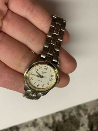 Vintage Tissot Pr50 Two Tone Stainless Steel J326/426 Ladies Quartz Swiss Watch