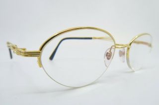 Vintage Henry Jullien Eyeglasses Frames Gold Filled Supra Mod Ellipse France
