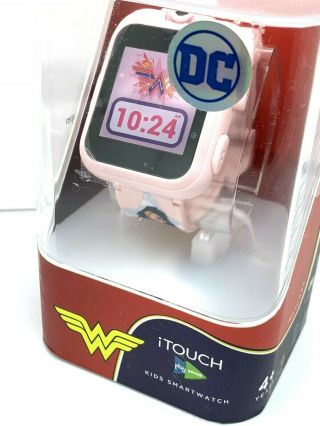 Itouch Wonder Woman Girls Play Zoom Kids Smartwatch Games Interactive Pink