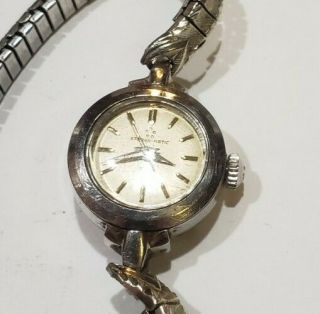 Vintage Eterna Matic 17 Jewels Ladies Automatic Wrist Watch Runs