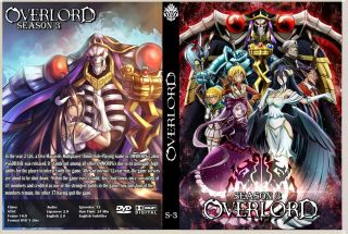 Overlord,  1st,  2nd,  3rd,  Movies,  41 Episodes,  5 Dvd,  1 Box English & Japanese Audio