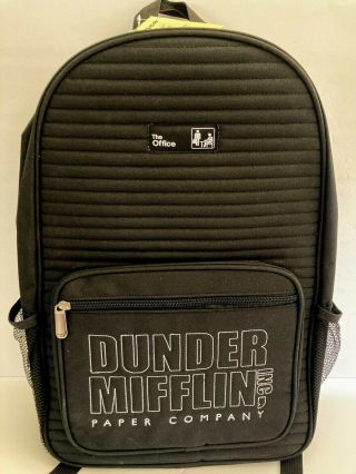 The Office Backpack Dundler Mifflin Paper Co Laptop Sleeve Large W Tags