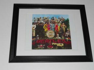 Framed Beatles Sgt Pepper 