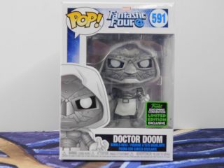 Fantastic 4 Doctor Doom God Emperor Eccc Exclusive Pop Vinyl Figure 591