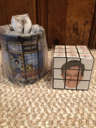 Stephen Colbert The Late Show Mug And Rubik’s Cube