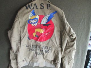 Wwii Style M - 41 Noseart Flight / Field Jacket Fifinella Wasp Summer Size 46 L