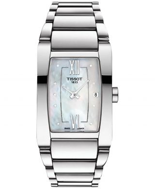 Tissot Generosi - T Diamond Accent Stainless Steel Ladies Watch T1053091111600