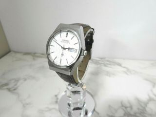 【 】 Vintage Seiko 1976 Grand Quartz 4843 - 8050 Wristwatch From Japan 140