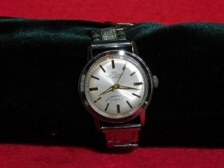 Vintage Jean Cardot 17 Jewels,  Diver.  Mechanical Mens Watch.  Running Needs Work.