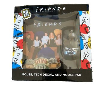 Friends Tv Show Series Gift Set - Mouse,  Tech Decal,  Mouse Pad