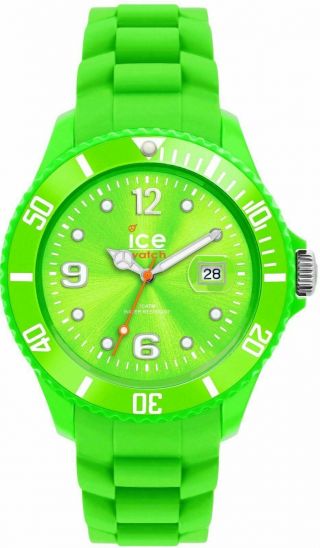 Ice Watch Si.  Gn.  U.  S.  09 Ice Forever Green Silicone Unisex Analog Quartz Watch