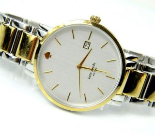 Kate Spade York Ladies Silver Dial Two - Tone Date Watch 0105,  7 1/4 "