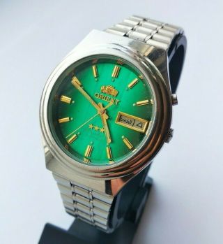 Vintage Watch ORIENT Automatic Men ' s Wrist watch 1970 (NOT) 2