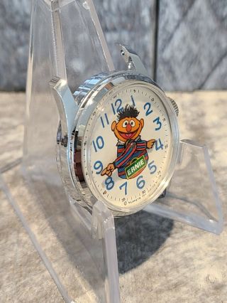 Vintage 1970 ' s Sesame Street Ernie Muppets Inc,  Bradley Wristwatch 3
