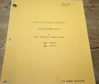 Thicker Than Water Tv Show Shooting Script Rare Set The Odd Father
