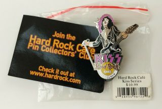 Kiss Band Hard Rock Café Pin Badge Paul Stanley Alive 2 Honolulu 2003 Le 1000