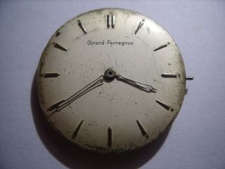 Girard - Perregaux,  Vintage Wrist Watch Movement Swiss For Mens,  17 Jewels