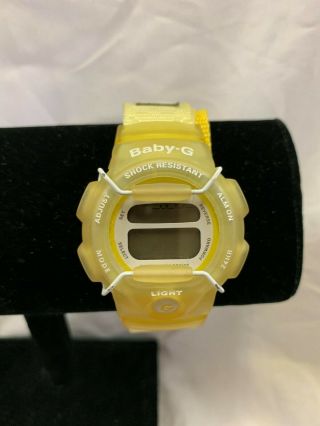 Casio Baby G Bg - 141 Mod 1564 Yellow Digital Wristwatch Needs Battery