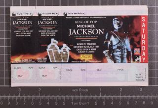 Michael Jackson Pass Ticket Complete History World Tour 1997